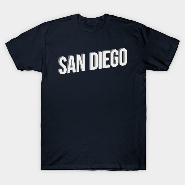 San Diego, California T-Shirt by whereabouts